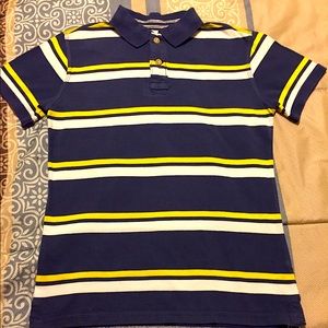 Boys Red Camel size medium short sleeve polo shirt